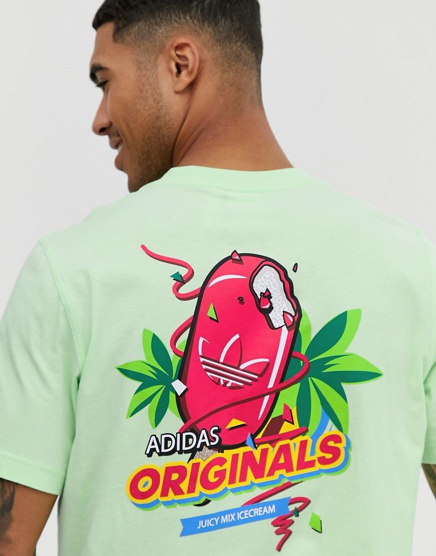 adidas Originals Cotton Bodega T-shirt With Ice Cream Back Print In ...