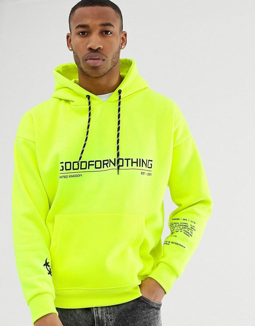 Neon oversized sweatshirt best sale