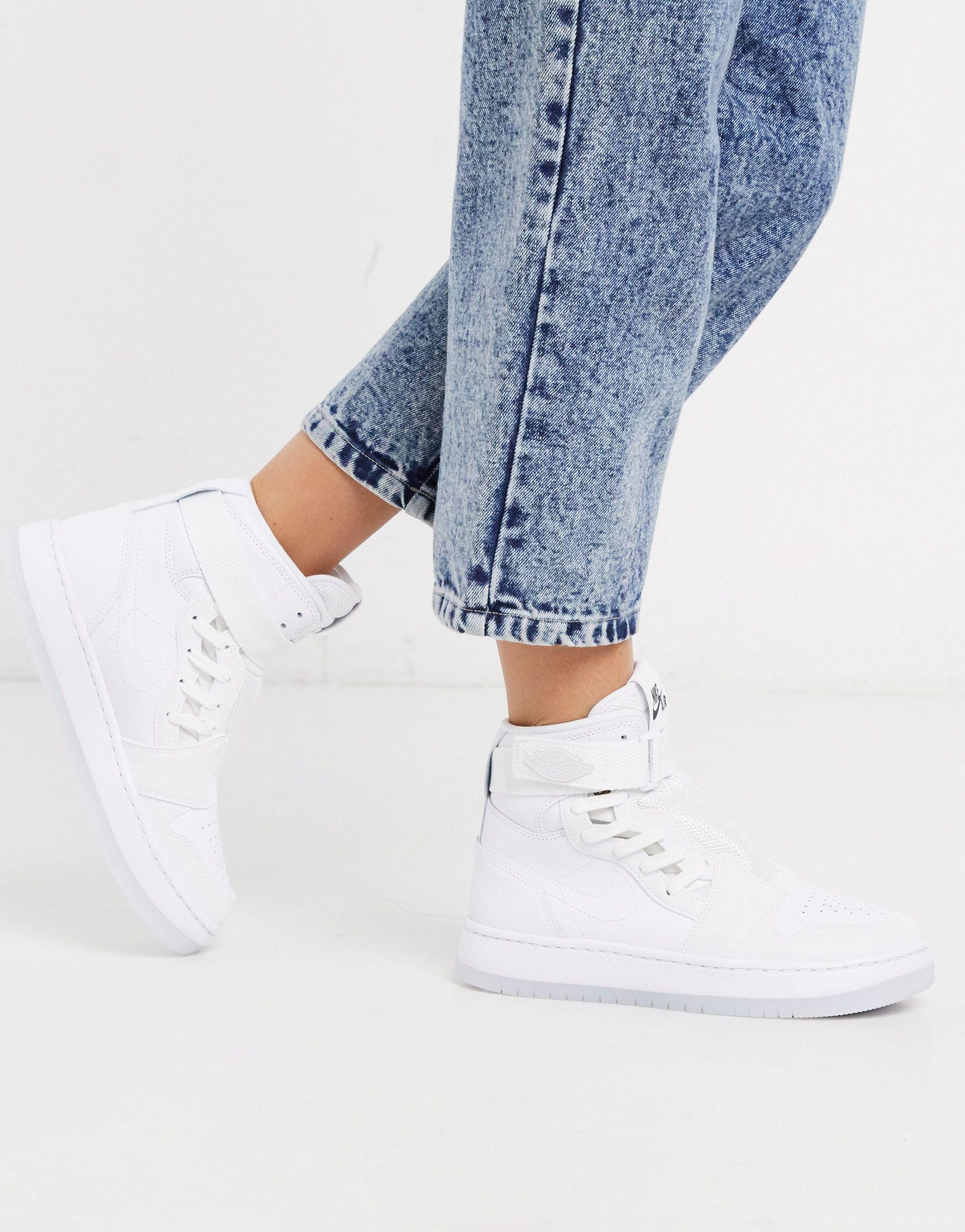 Nike Leather Air Jordan 1 Nova Xx Shoe in White | Lyst UK