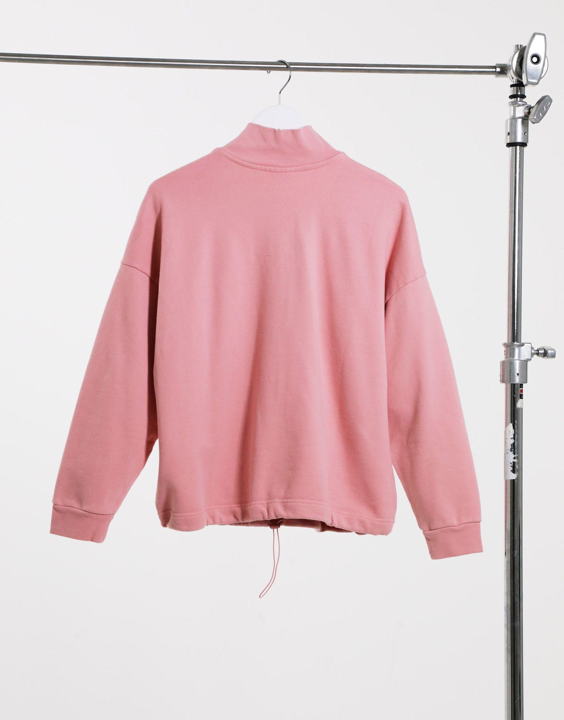Levi's Pom Quarter Zip Sweatshirt in Pink - Lyst