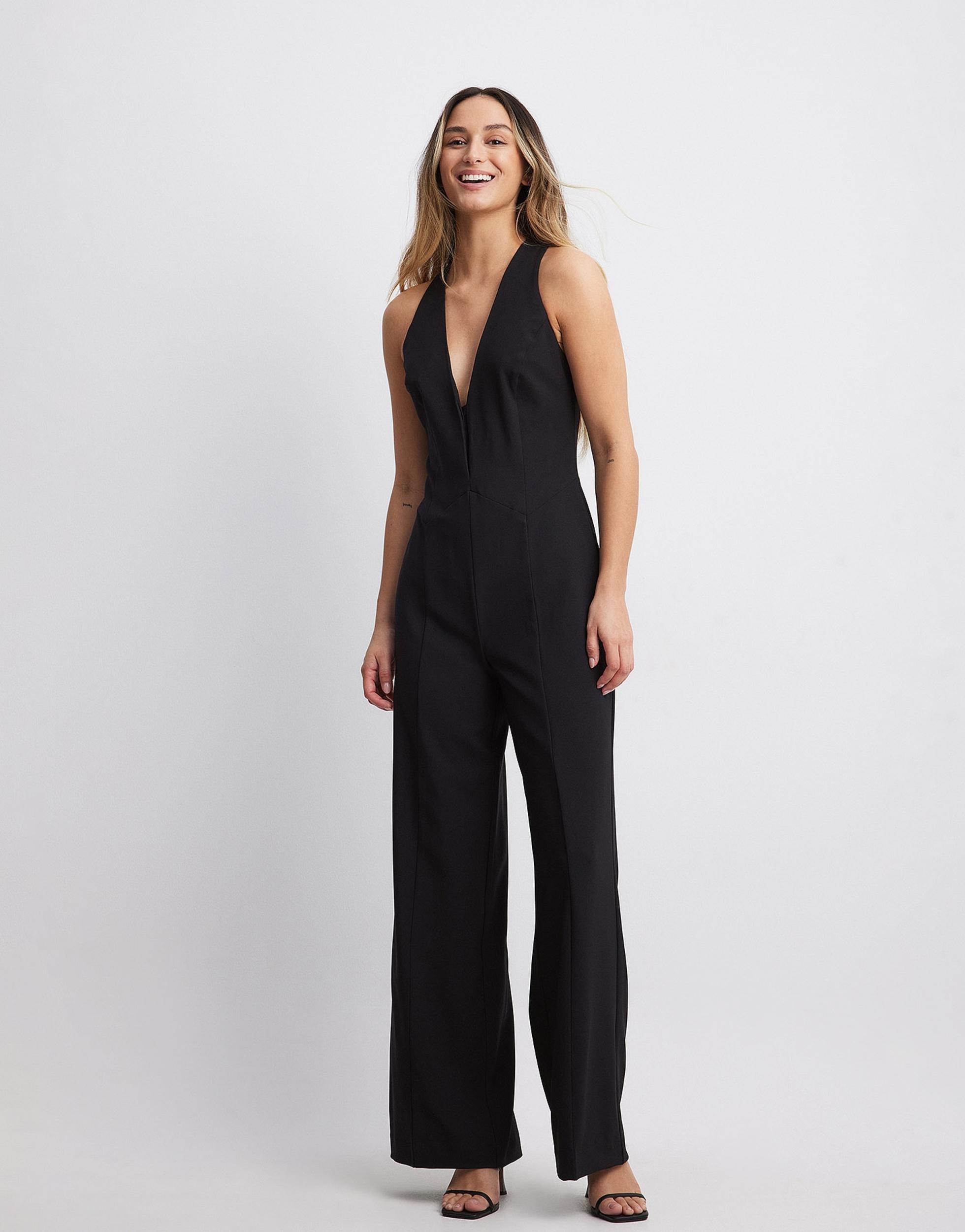 Na kd jeans jumpsuit sale