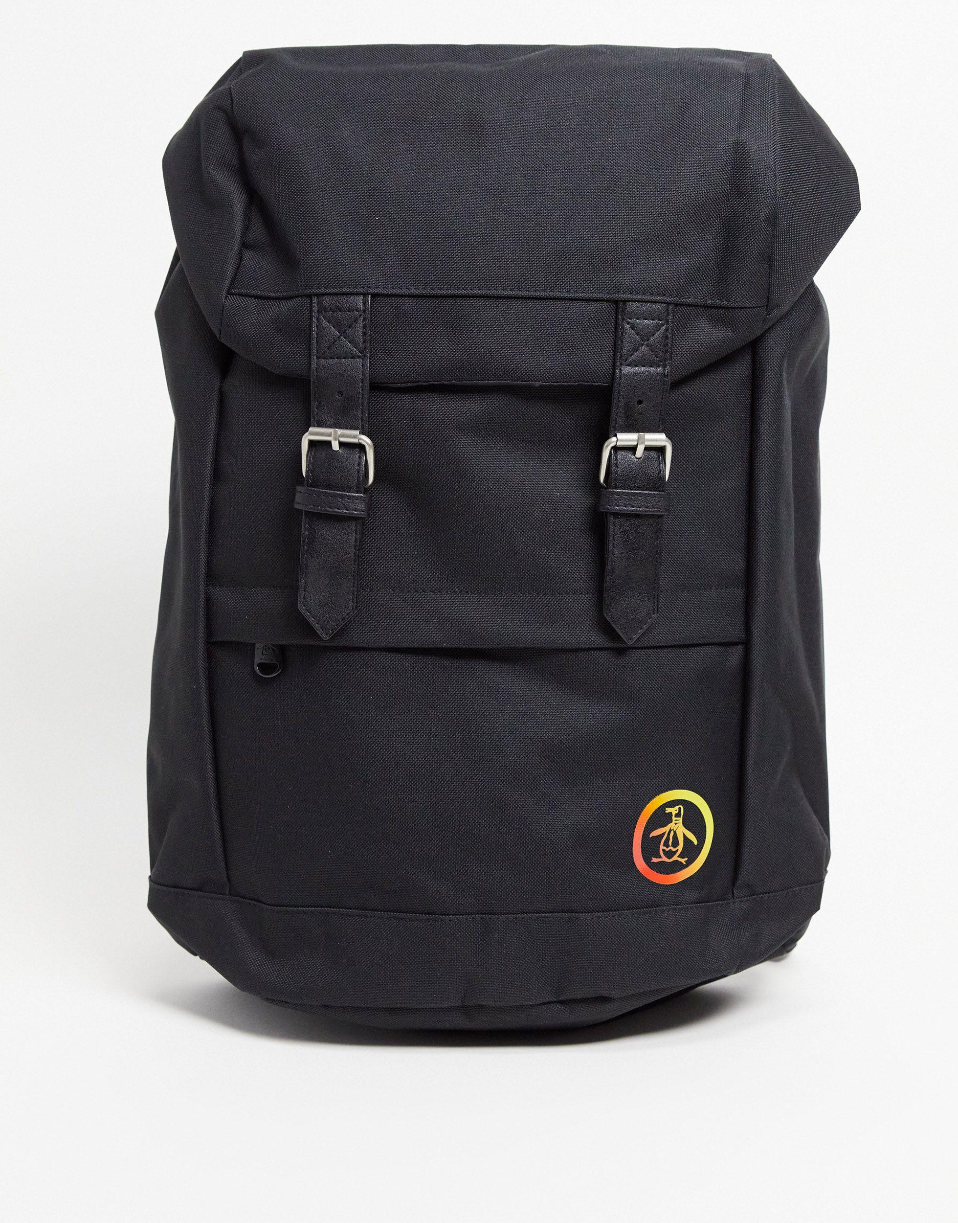 Original Penguin Penguin Torrent Backpack in Black for Men | Lyst