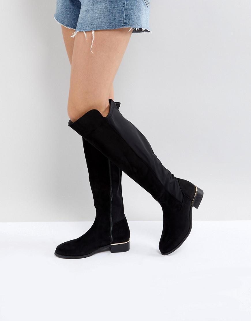 elastic over the knee boots