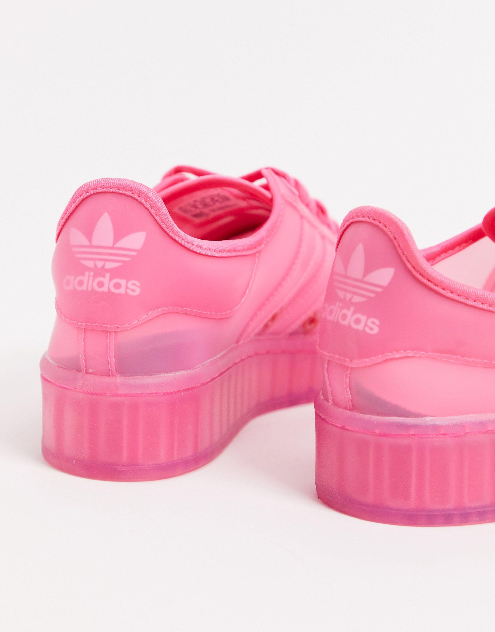 superstar jelly platform sneaker