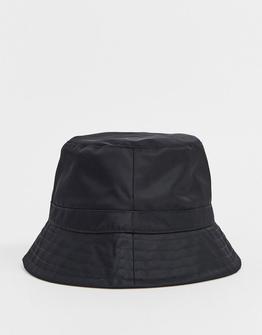 Monki Denim Bucket Hat in Black - Lyst