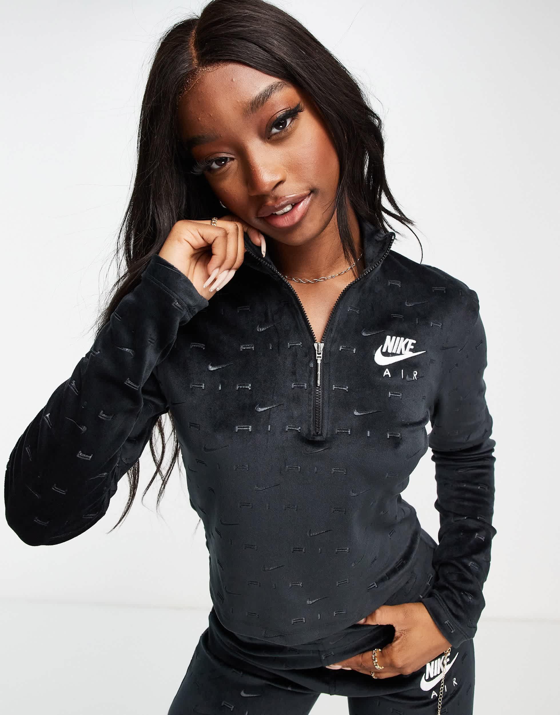 Nike air quarter zip womens hotsell