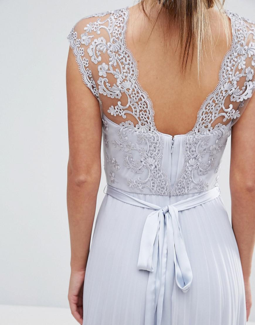 coast pleated maxi dress