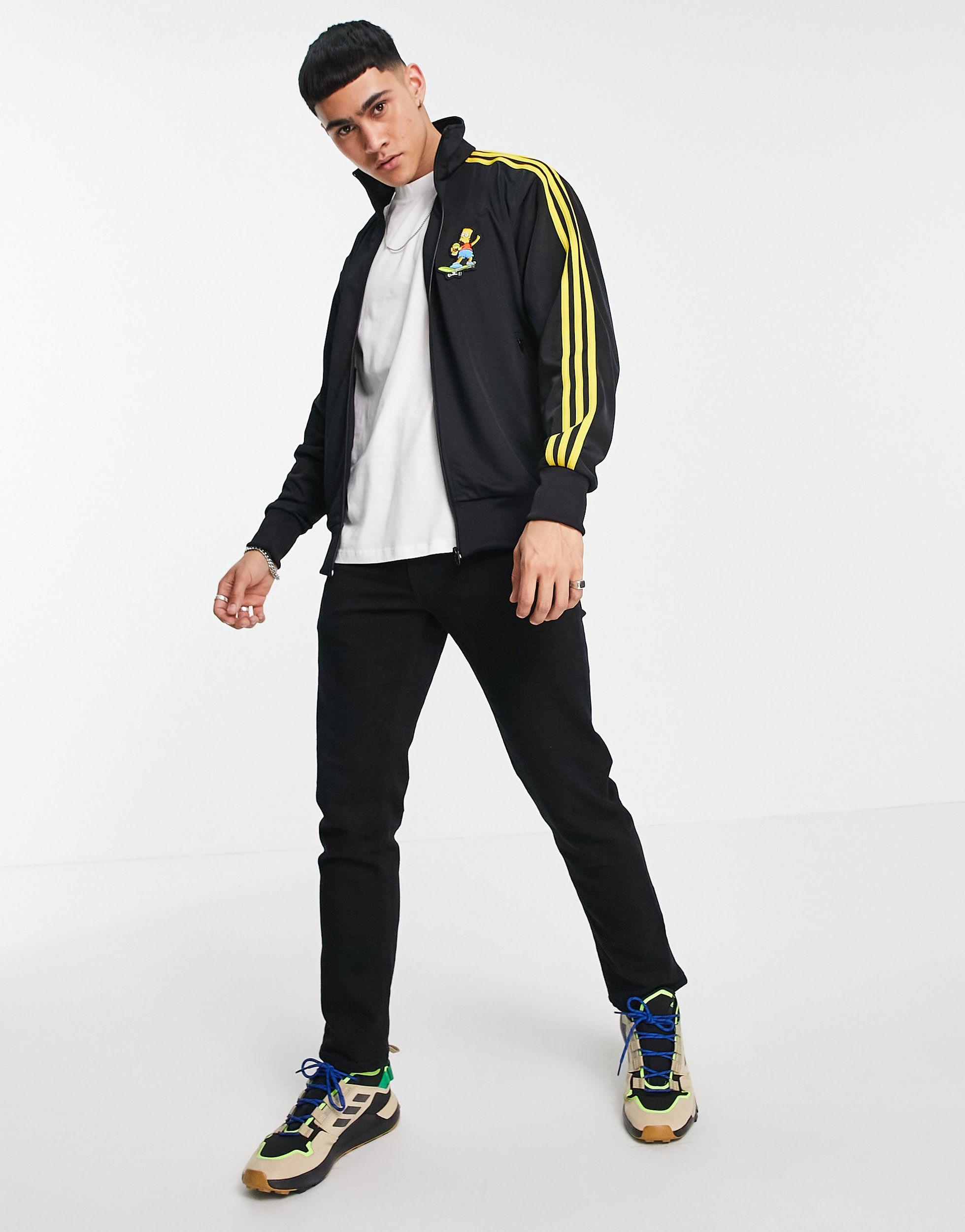 adidas Originals X The Simpsons - Firebird - Trainingsjack Met 3-stripes  voor heren - Lyst