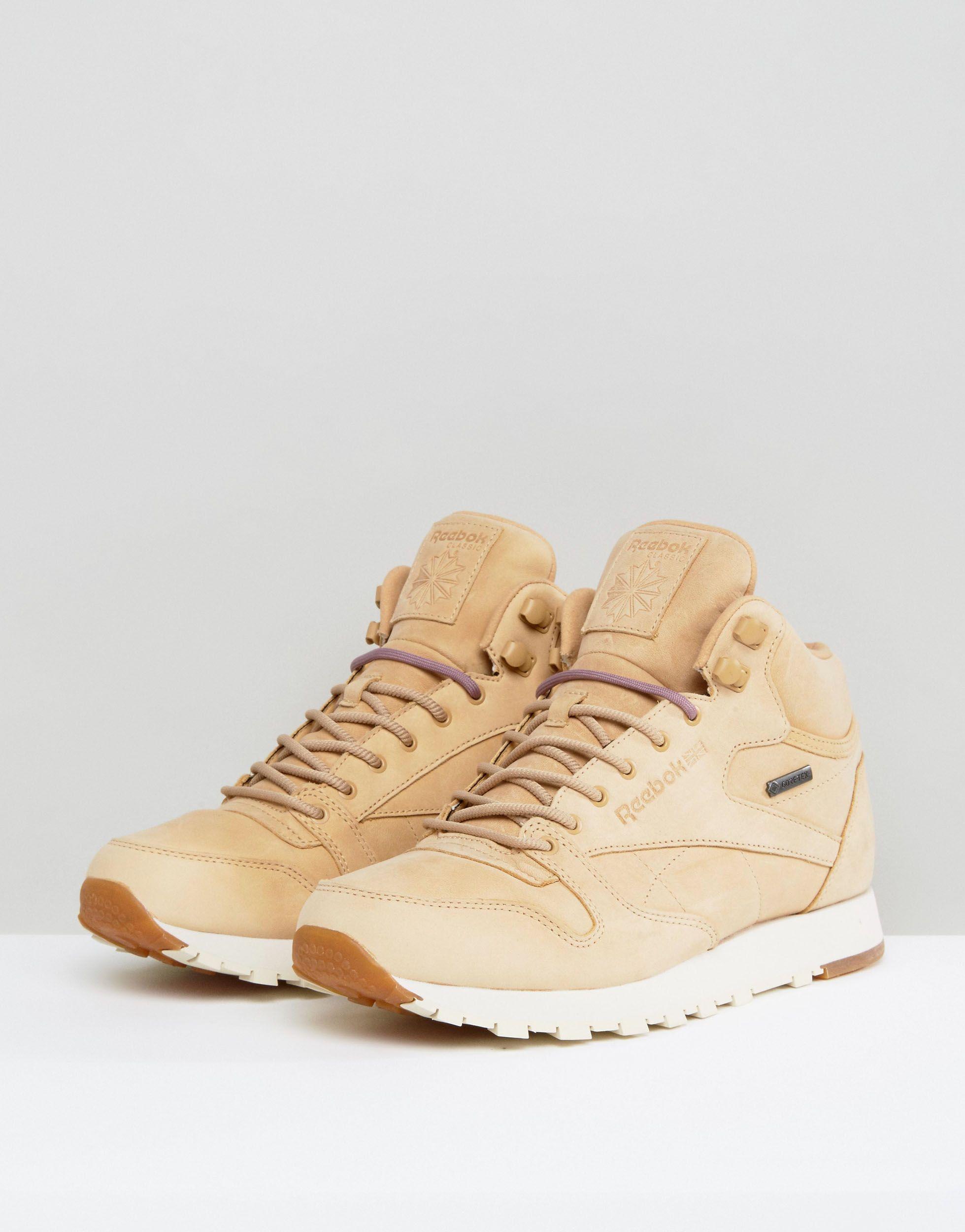 Reebok Classic Leather Mid Trainers Men - Lyst