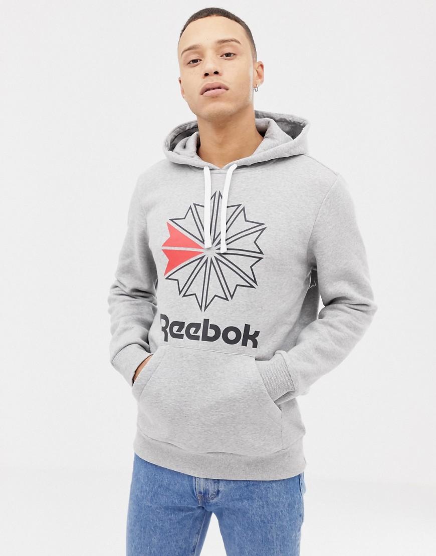 reebok classic hoodie mens blue