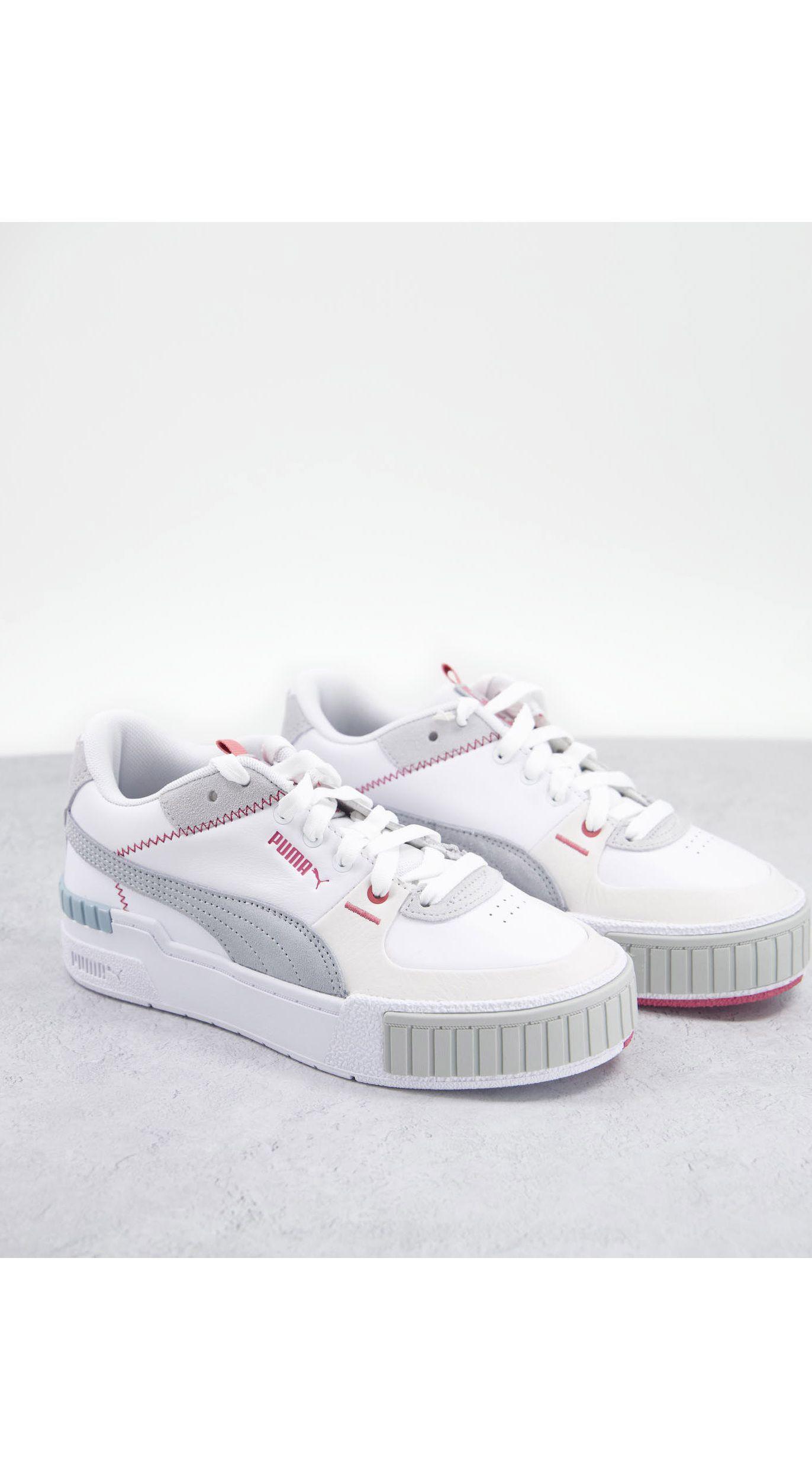 Cali sport - sneakers bianche e grigie di PUMA in Bianco | Lyst
