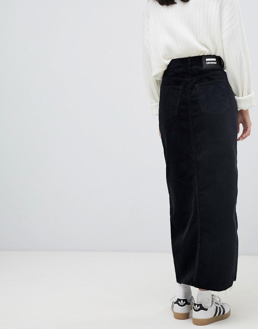 dr denim maxi skirt