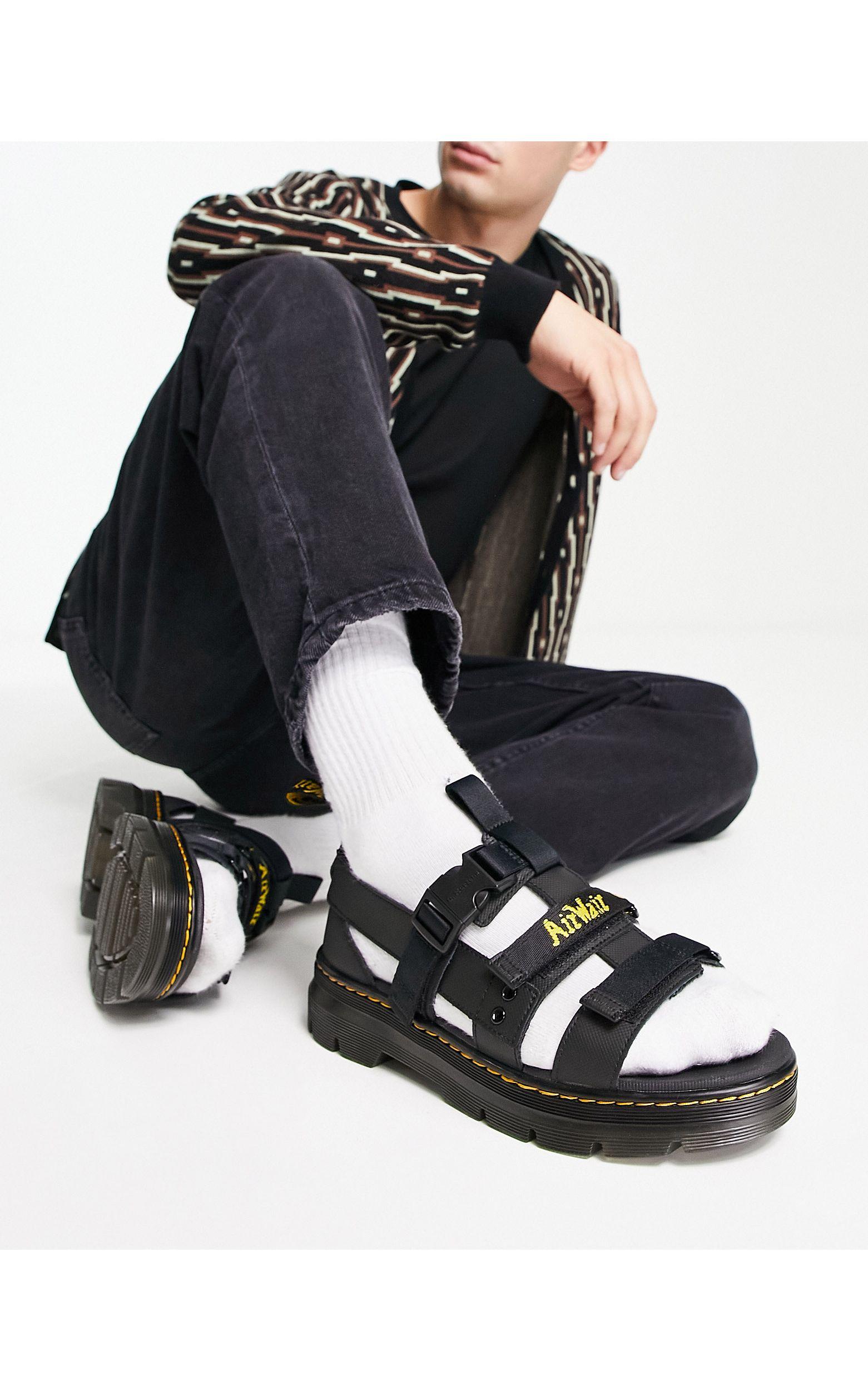 Dr. Martens Pearson Sandals in Black for Men | Lyst UK