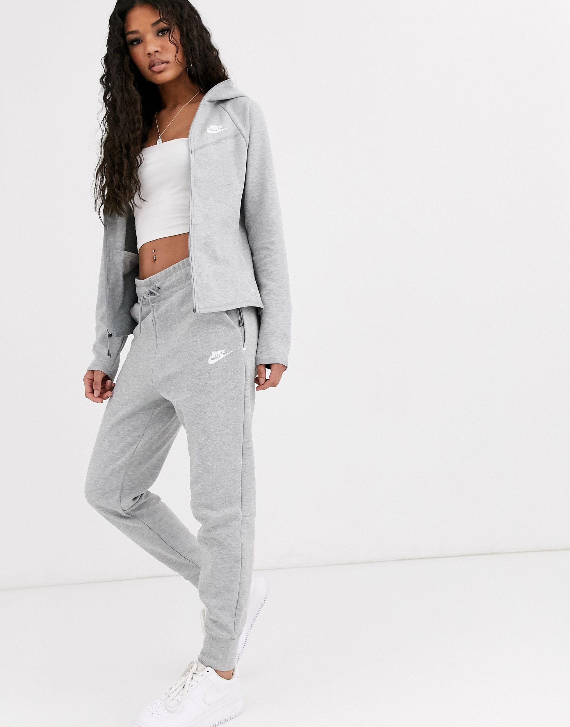 Nike Grey Tech Fleece joggers in Gray - Lyst