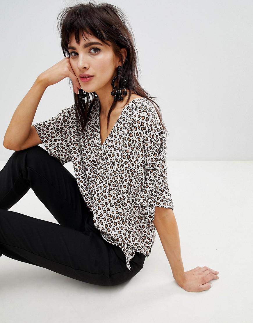 stradivarius leopard sweater