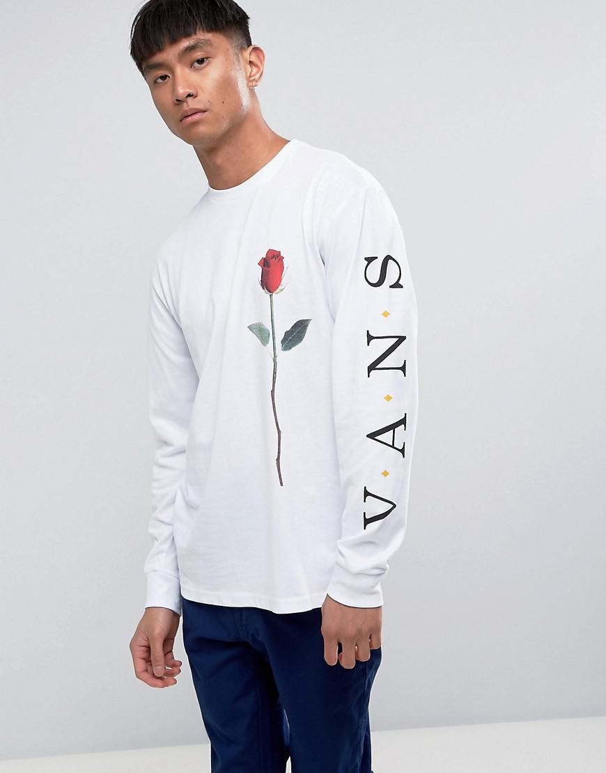 vans long sleeve shirt with roses