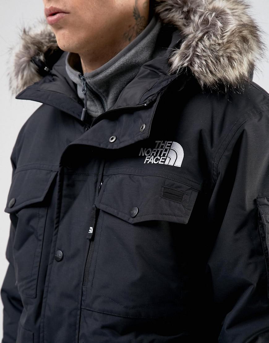 the north face fur hood