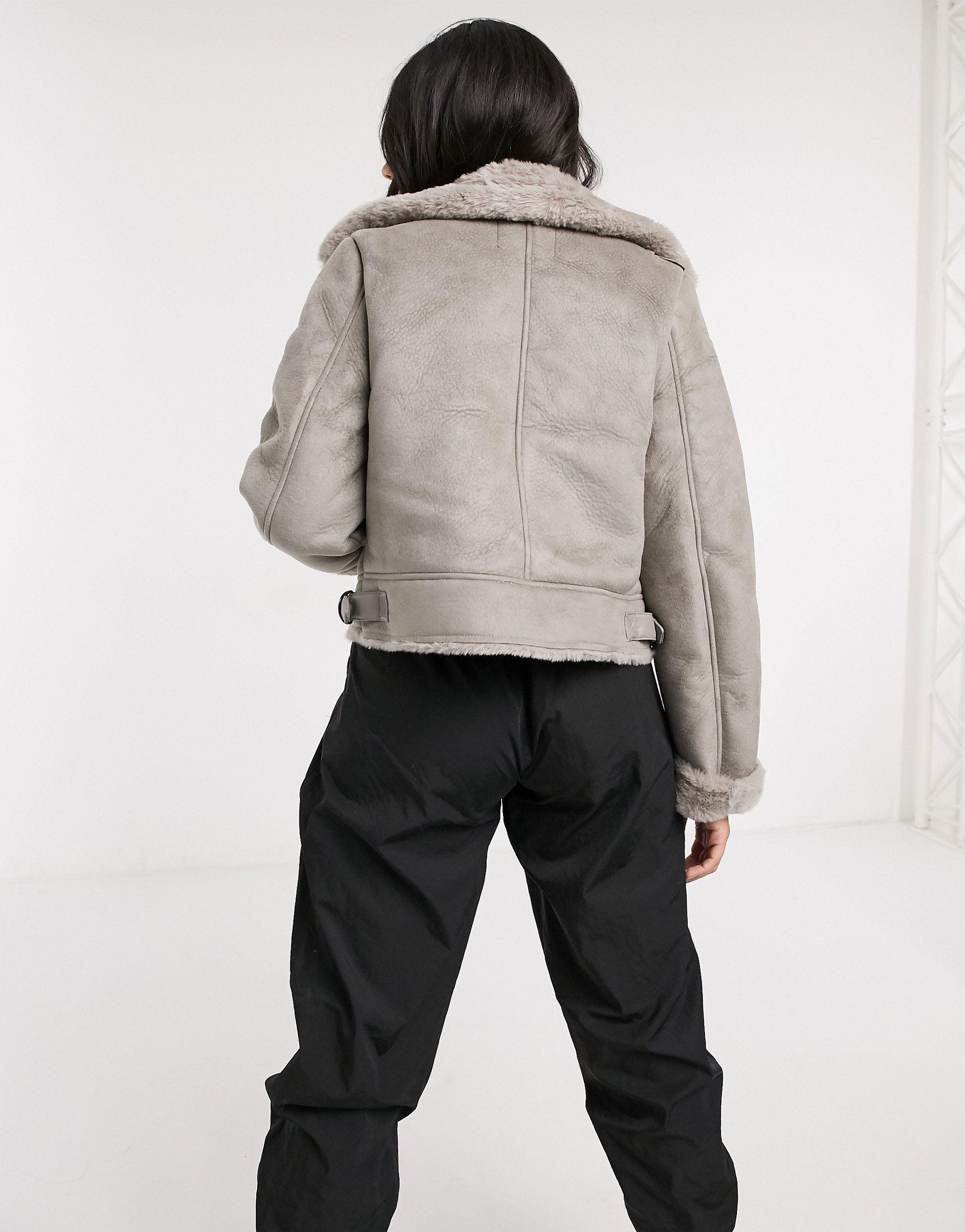 Stradivarius Synthetic Crop Faux 