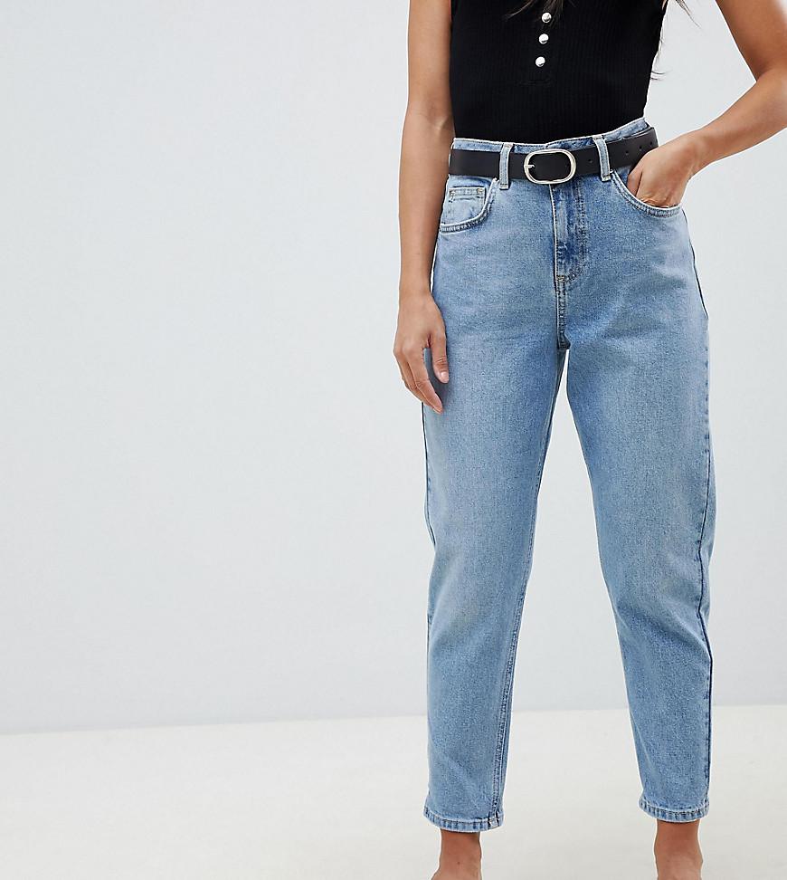 mid waist mom jeans