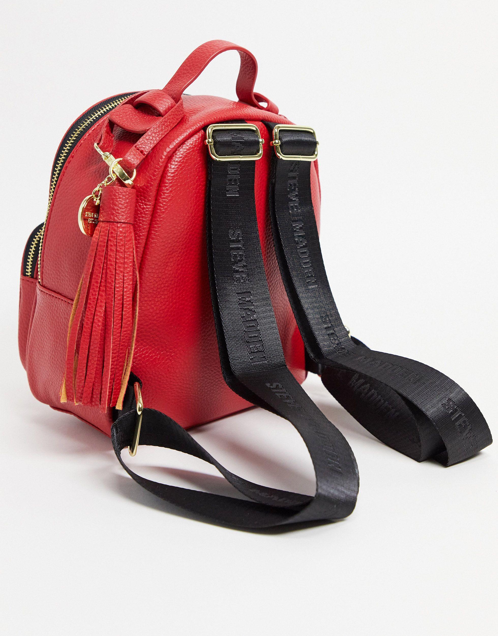 Mochila roja con logo Steve Madden de color Rojo | Lyst