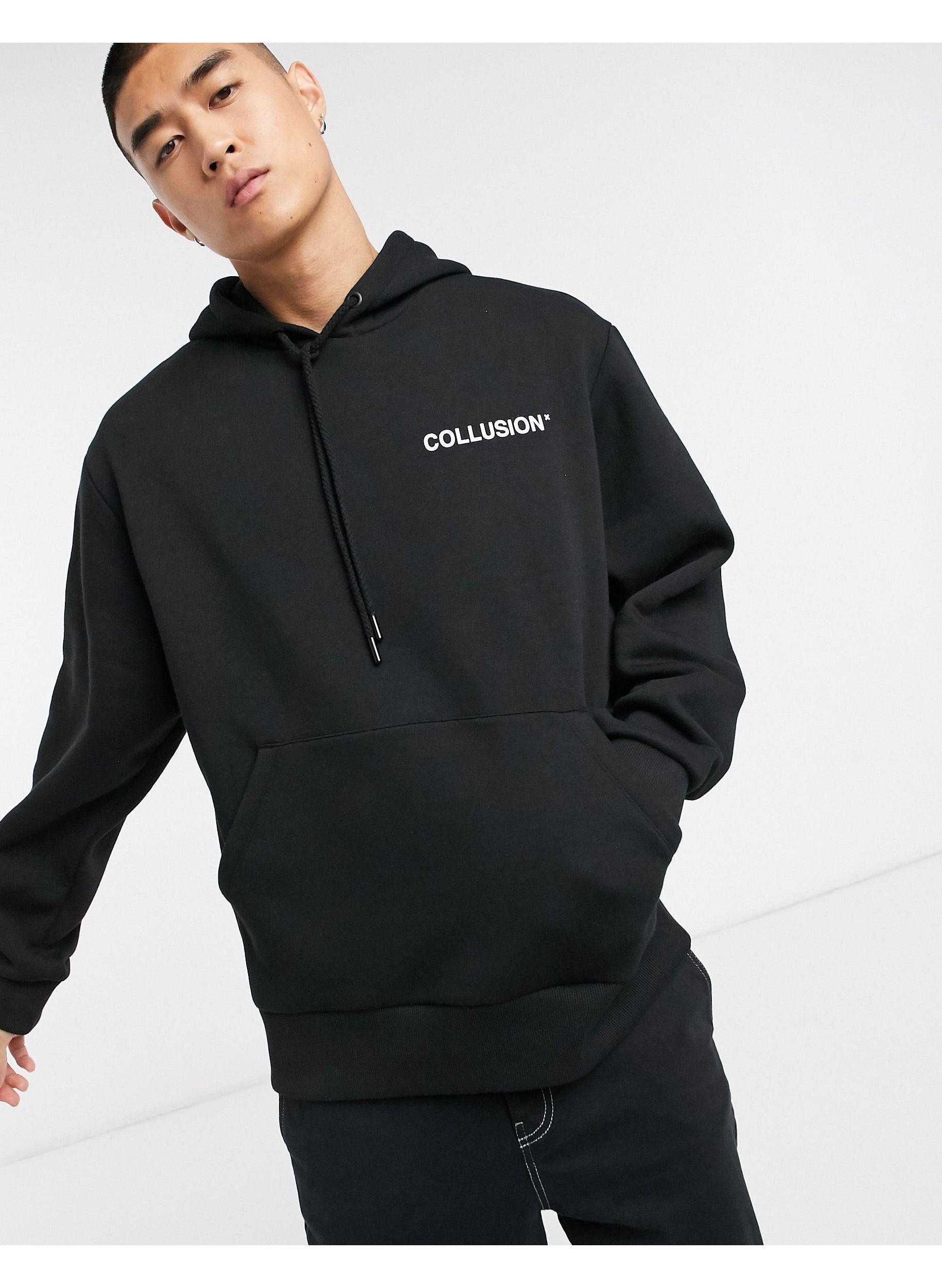 collusion black hoodie
