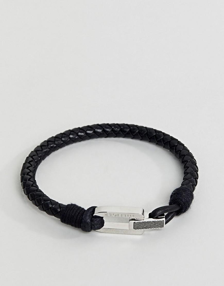 tommy hilfiger braided leather bracelet