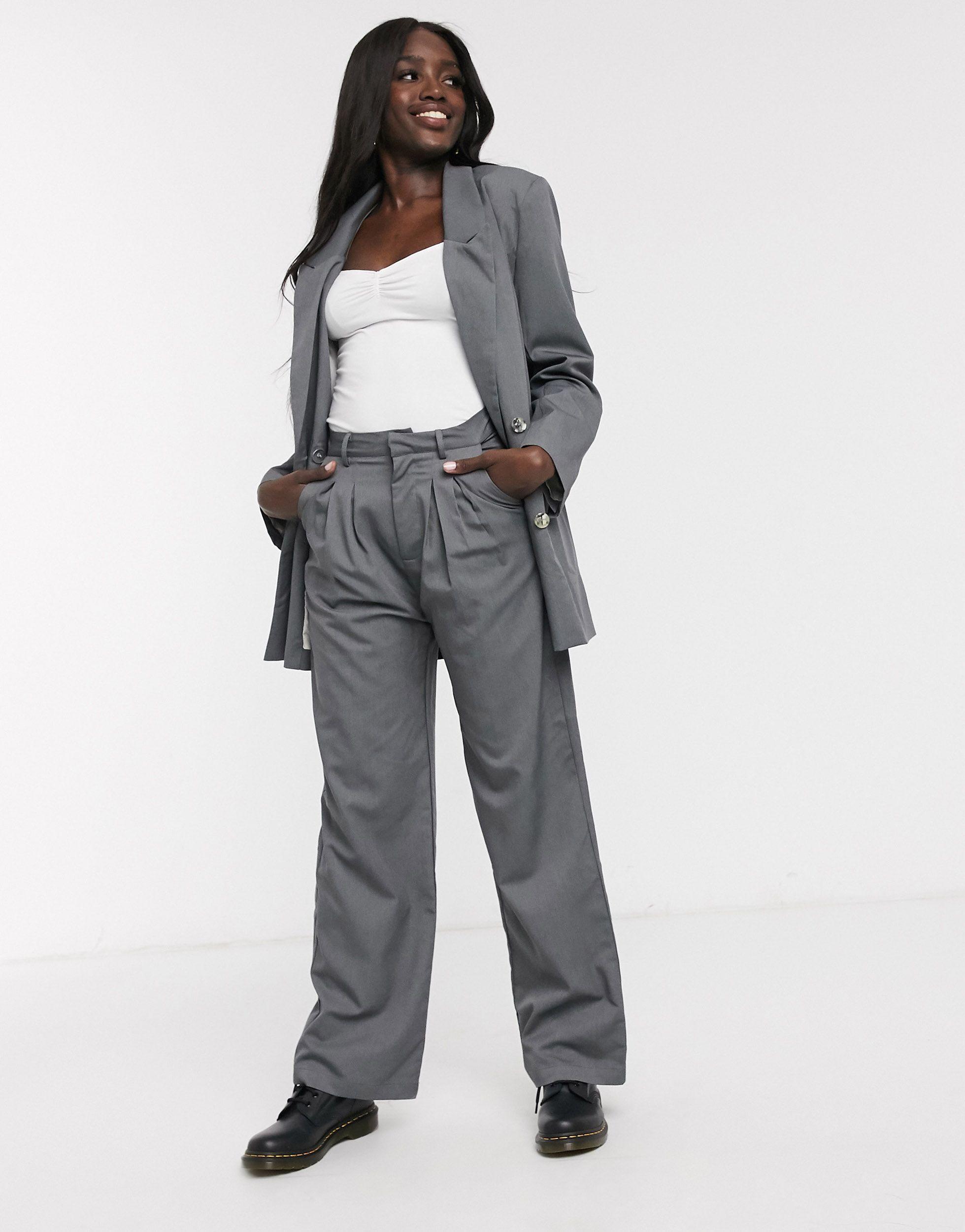 Daisy Street Synthetic Relaxed Wide Leg 