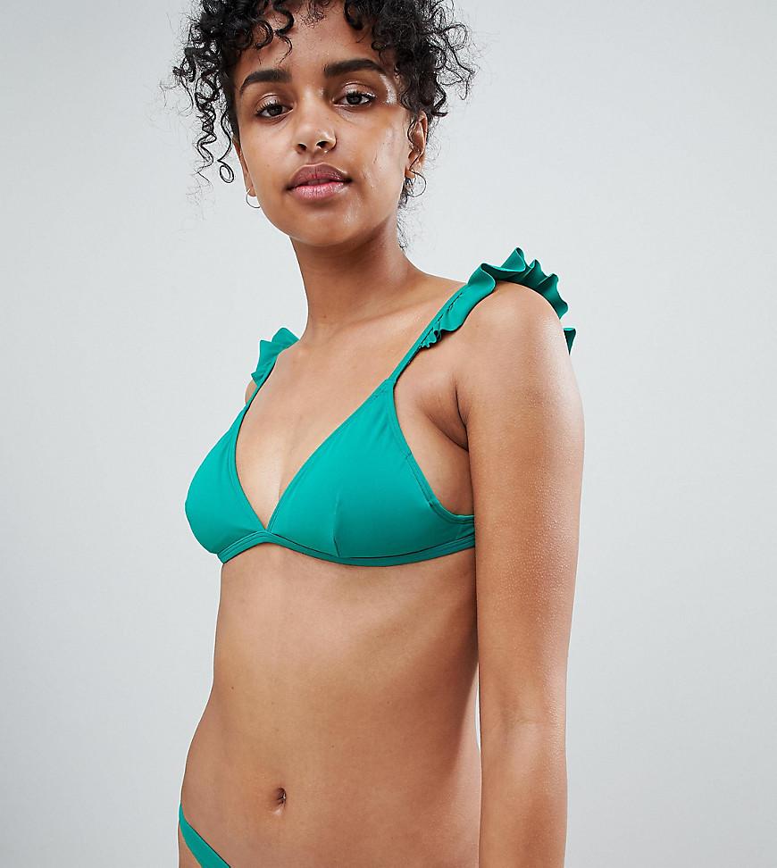 ruffle strap bikini top