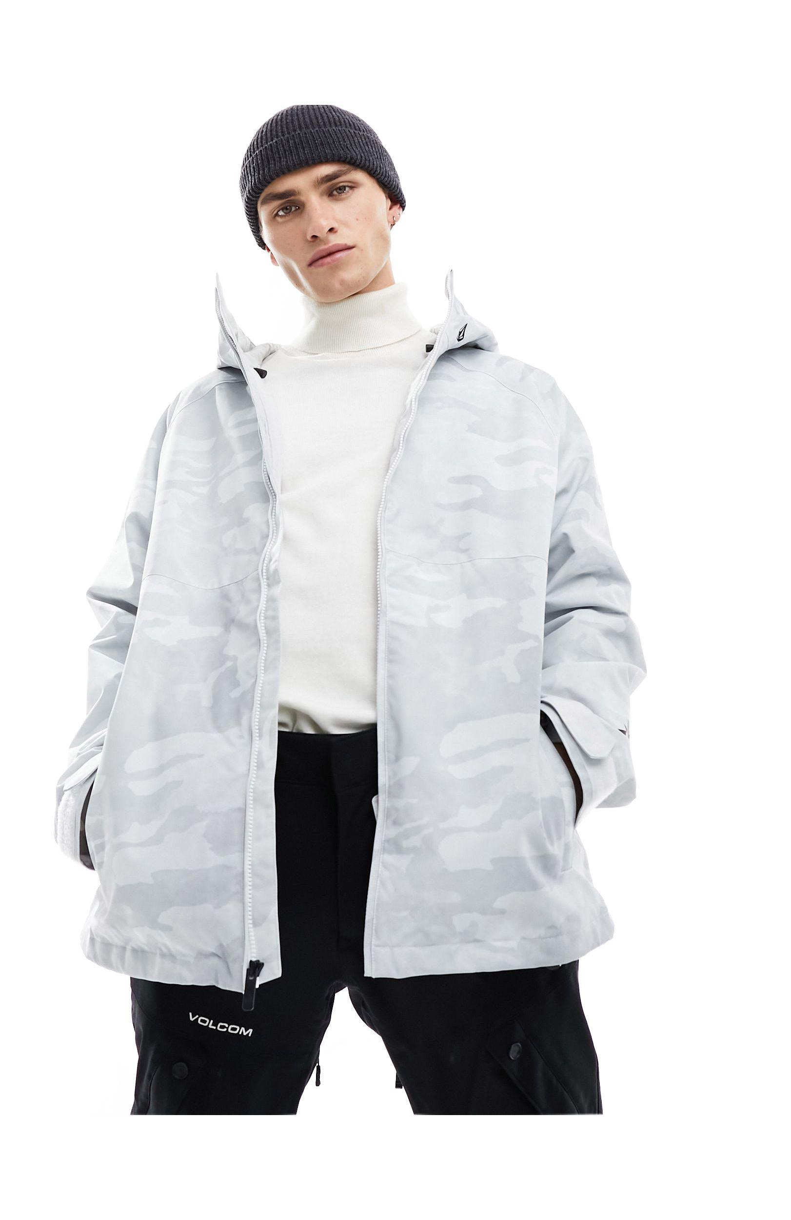 2836 - giacca isolante da sci bianca mimetica da Uomo di Volcom in Bianco |  Lyst