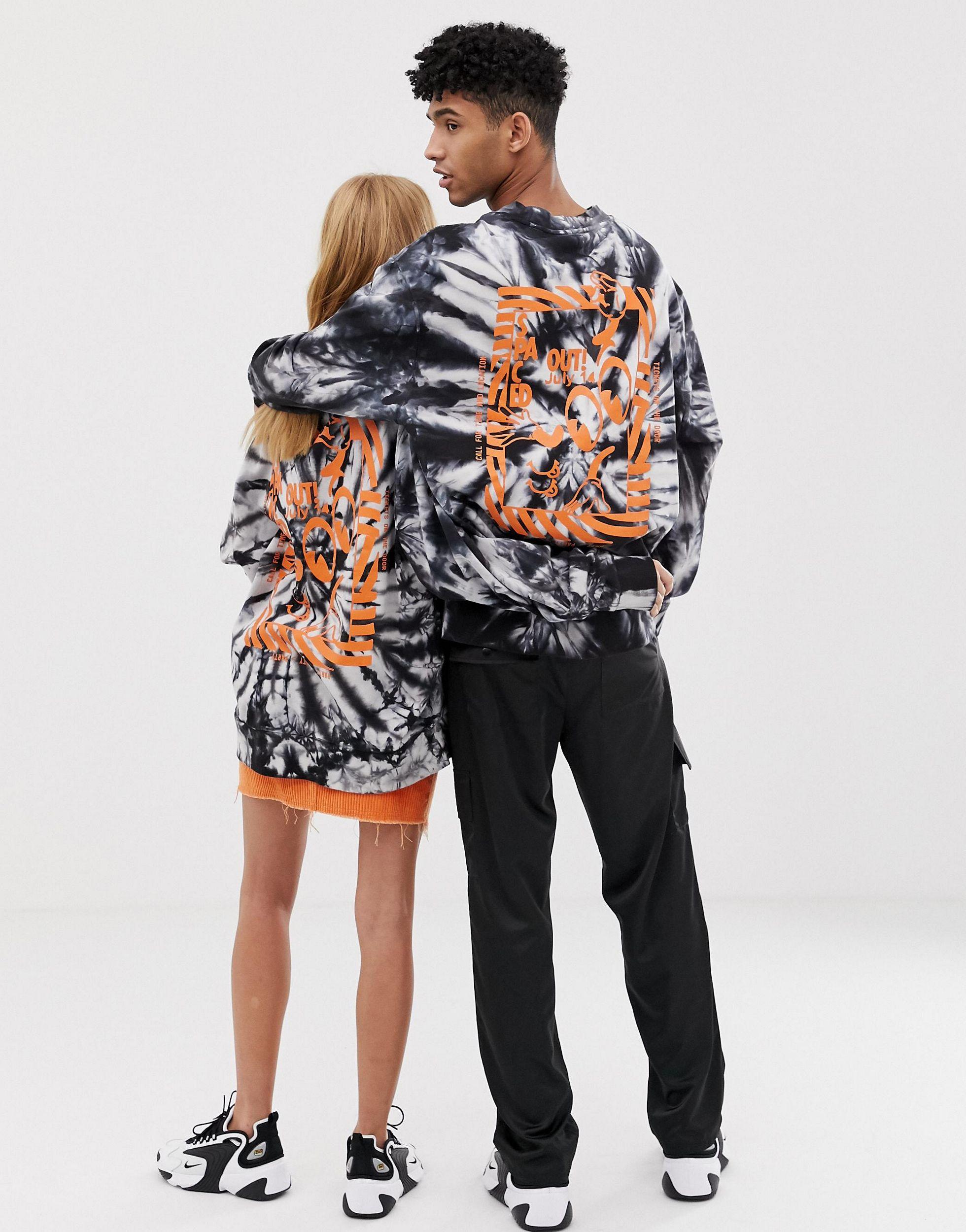 collusion tie dye sweatshirt