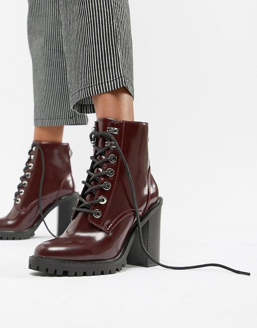 asos red boots