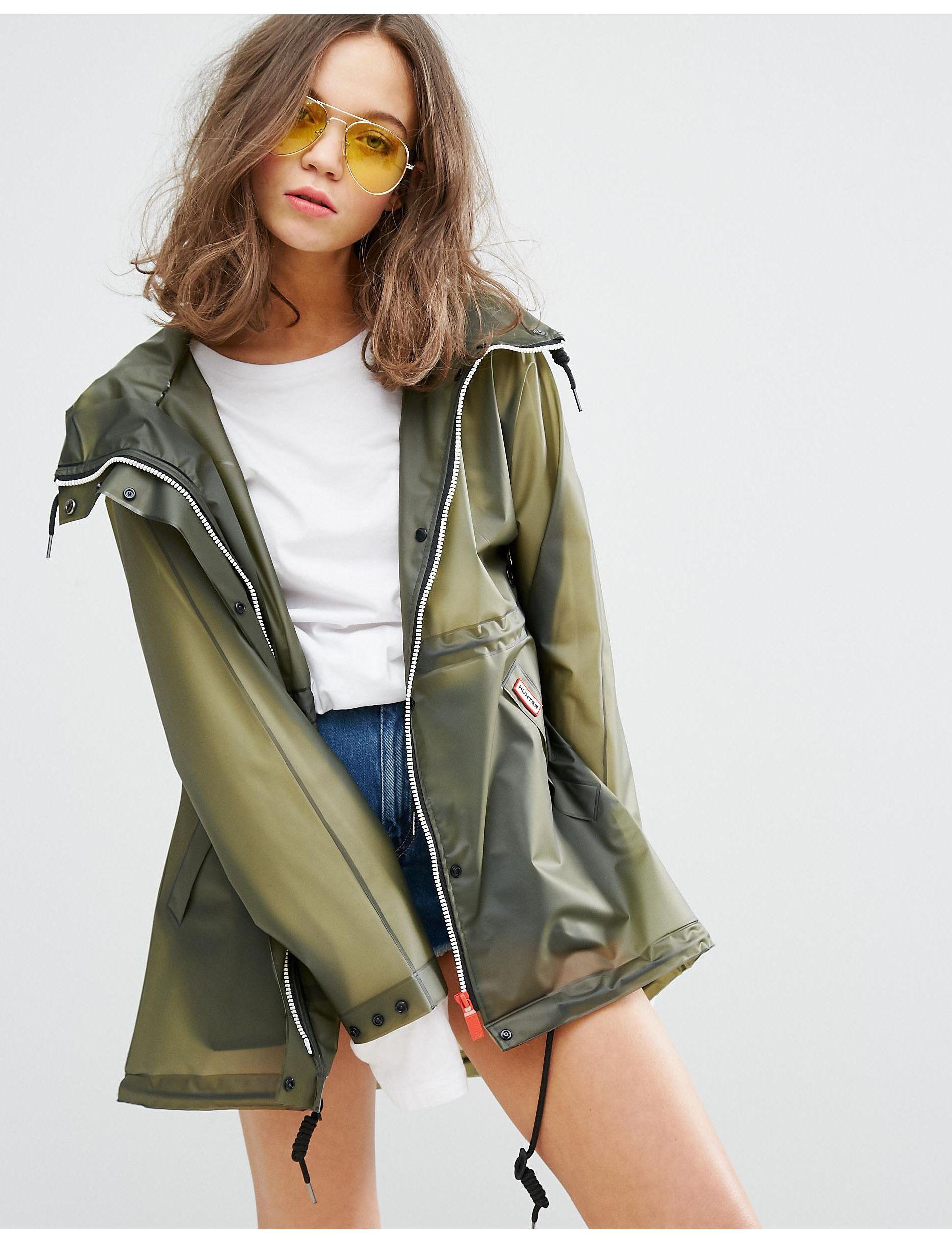 hunter regenjas dames