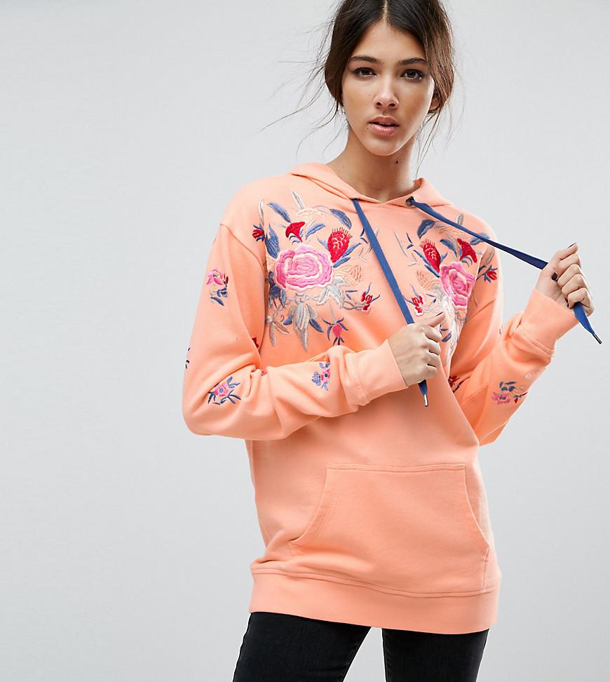 Pink flower hoodie Clearance