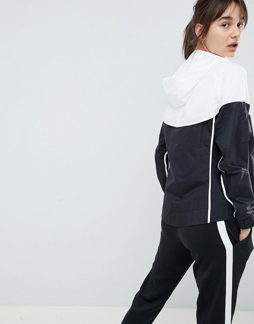 nike colour block windbreaker jacket