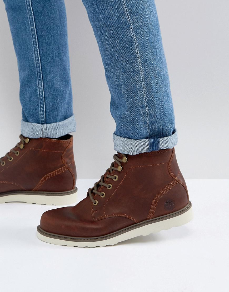 Timberland Newmarket Chukka Boots in Brown for Men | Lyst