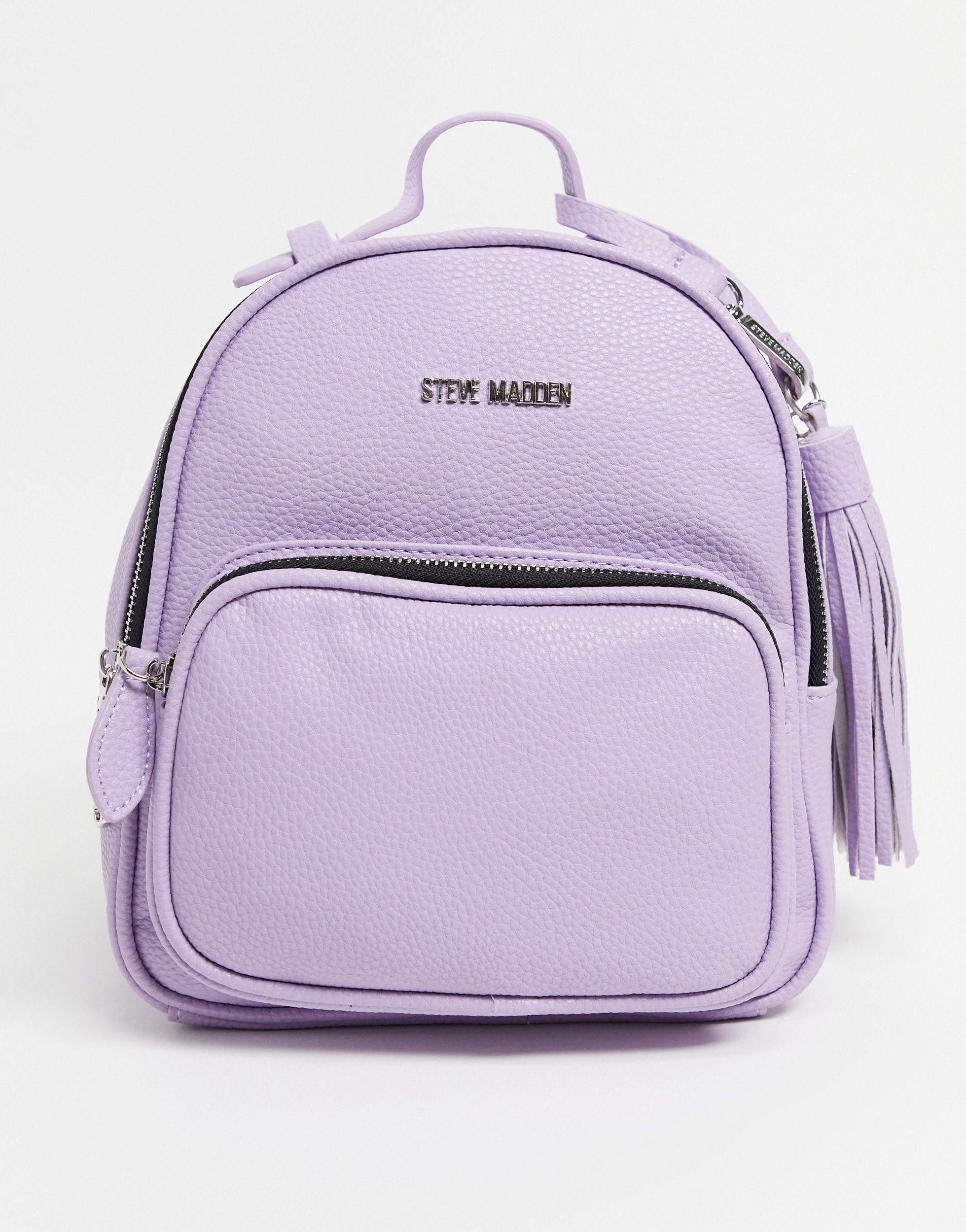 Steve Madden Logo Backpack in Purple | Lyst Australia