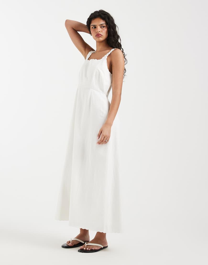 vero moda linen smock dress Vero Moda linen smock dress