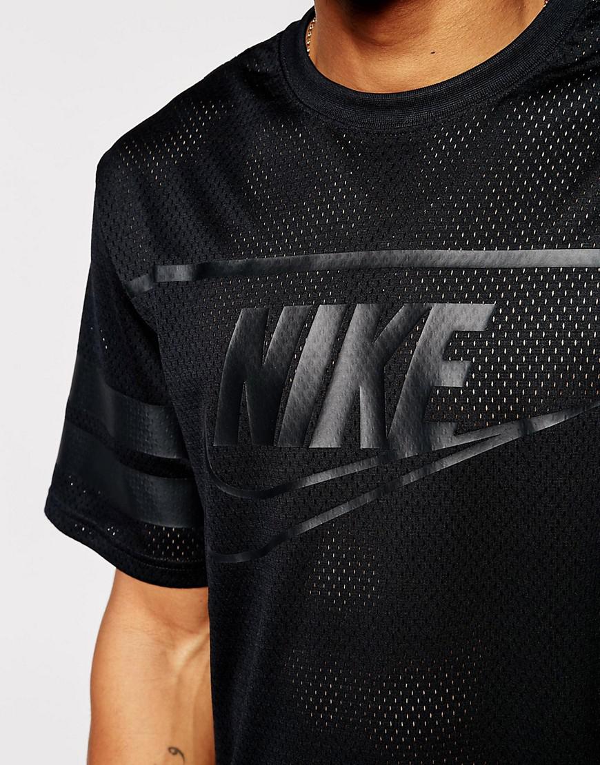 Nike Knows Mesh T-shirt in Black for 