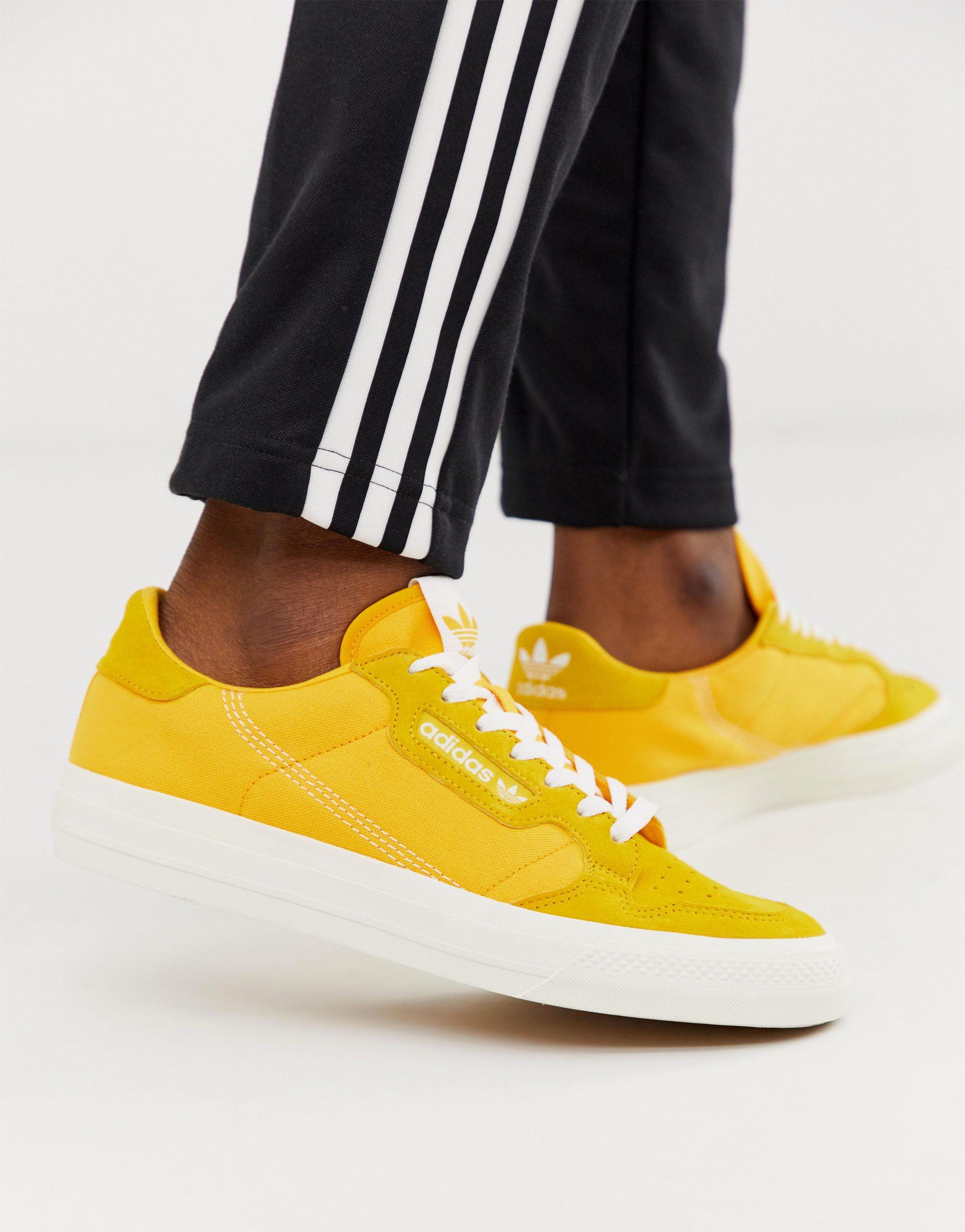 Continental Vulc - Sneakers oro con finitureadidas Originals in Pelle  scamosciata da Uomo colore Metallizzato | Lyst