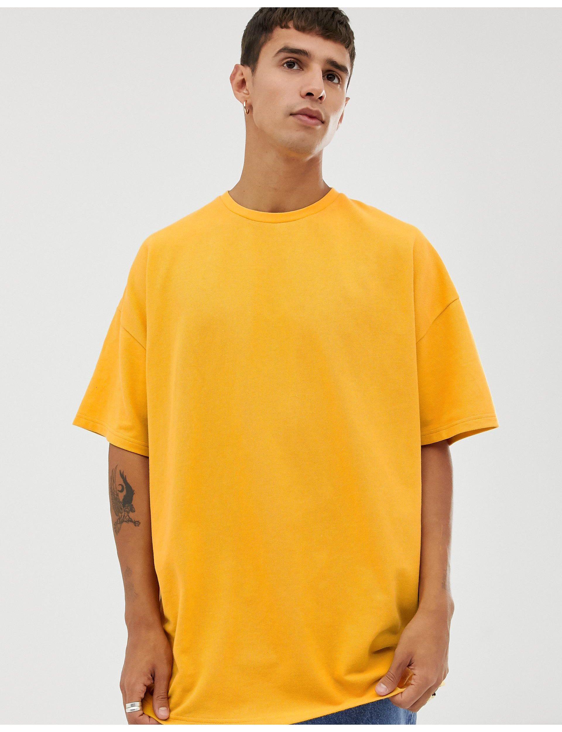 mustard yellow oversized shirt