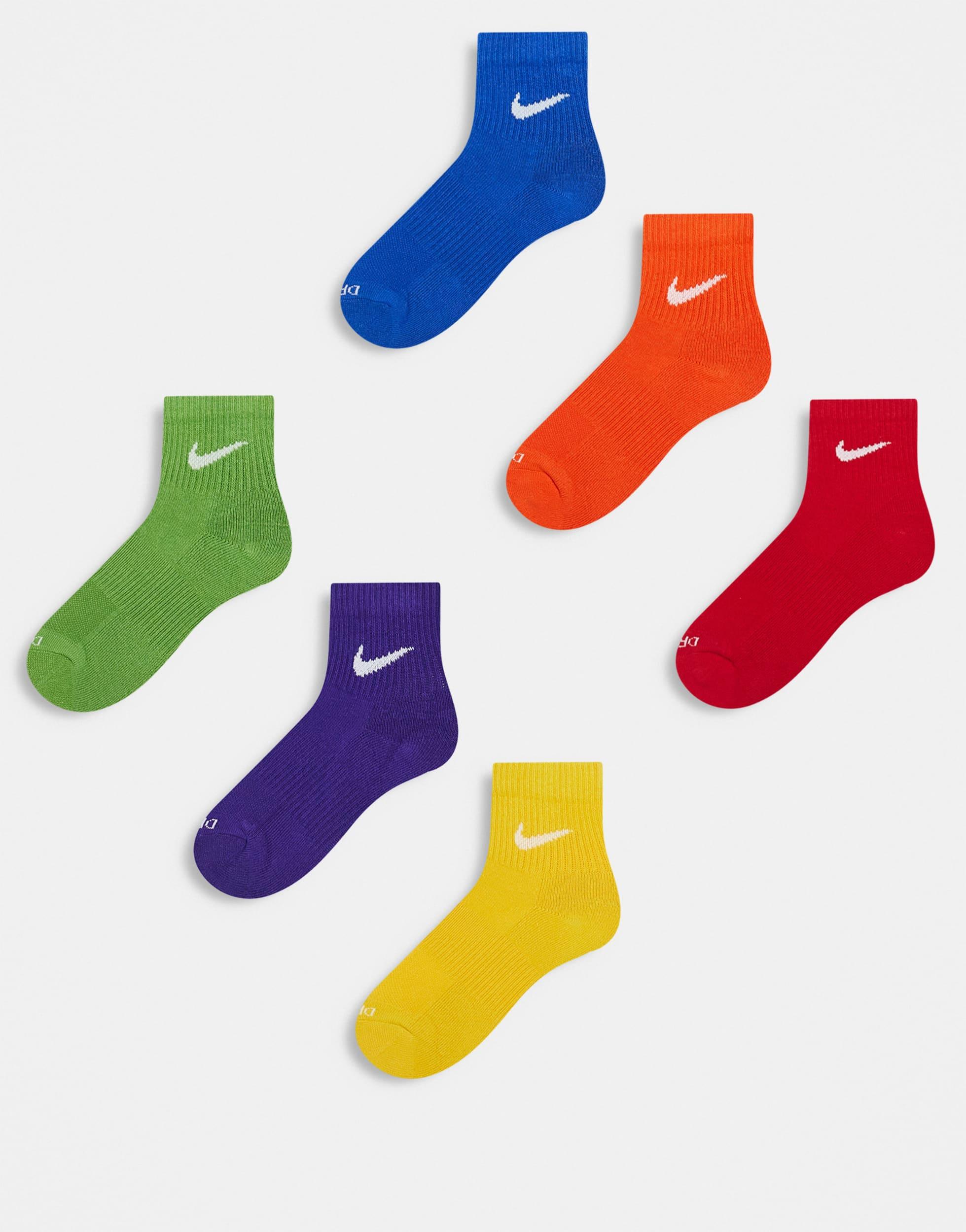 Cush Crew Bunte Nike Socken Kurz Pink Nike Socks For Women