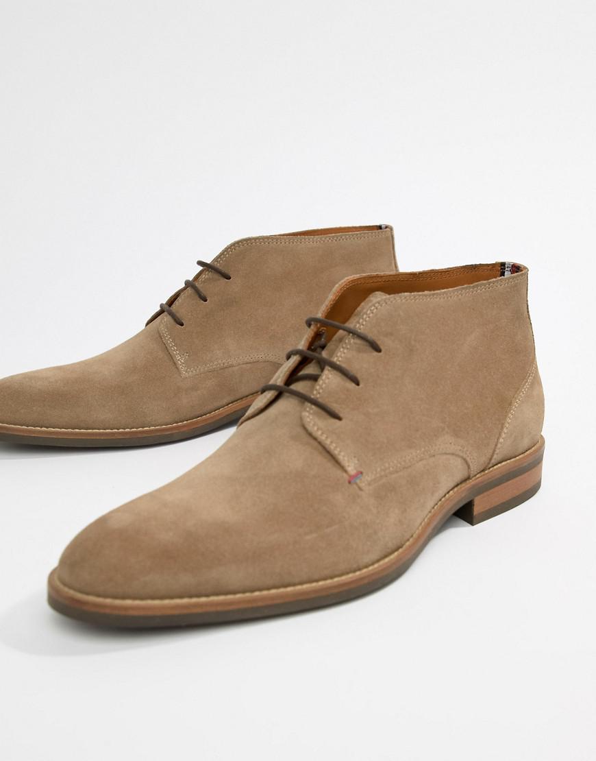 tommy hilfiger essential suede lace up derby