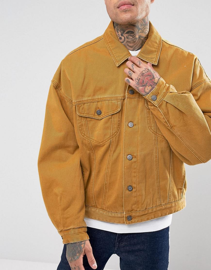 asos men's oversized denim jacket