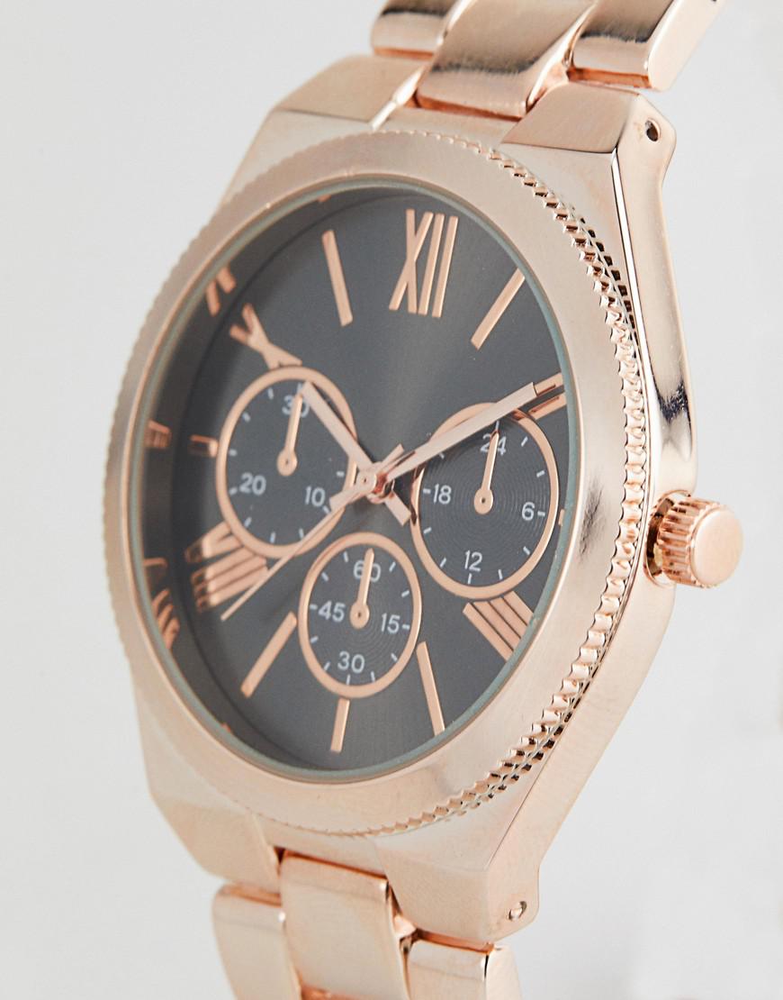 ALDO Leather Gwosa Rose Watch in Metallic -