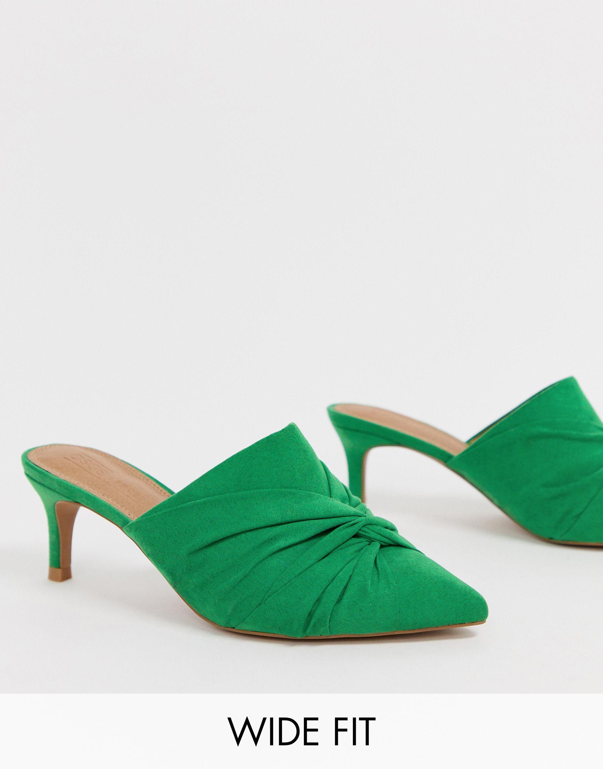 fluffy heels wide fit