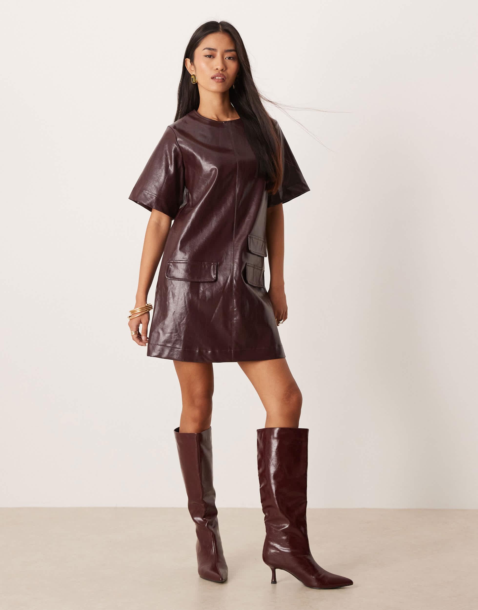 ghospell counter pleated mini dress Counter Pleated Mini Dress