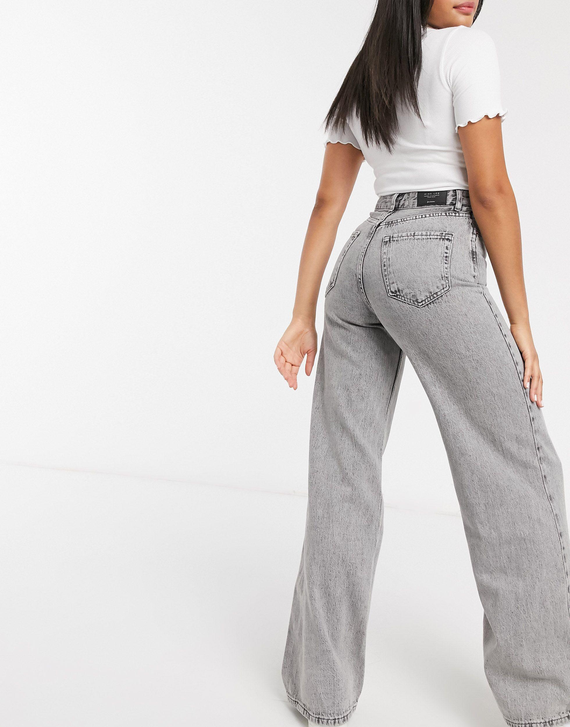 Stradivarius Denim 90s Wide Leg Jeans in Blue - Save 35% | Lyst