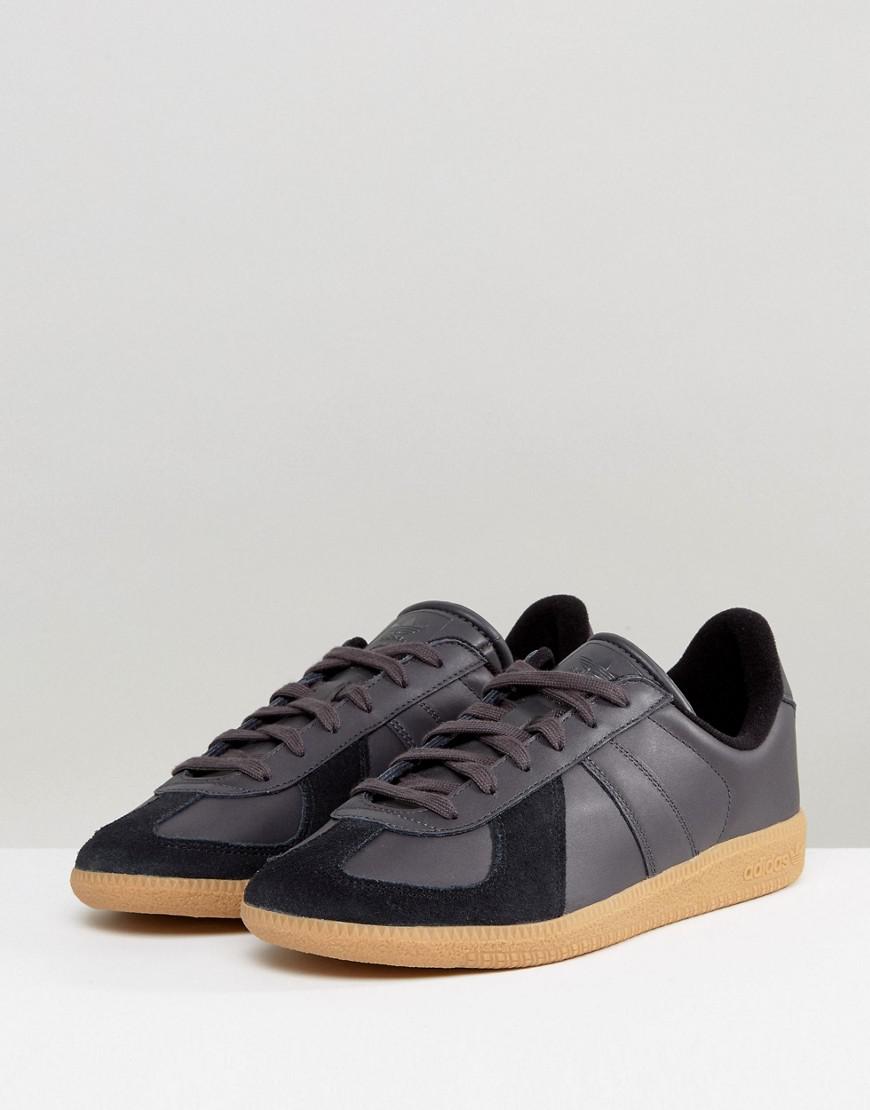 adidas Originals Leather Bw Army Trainers in Black for Men - Lyst