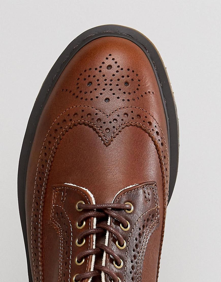 Dr. Martens Core Originals Brogue Shoes 3989 in Tan (Brown) for Men - Lyst