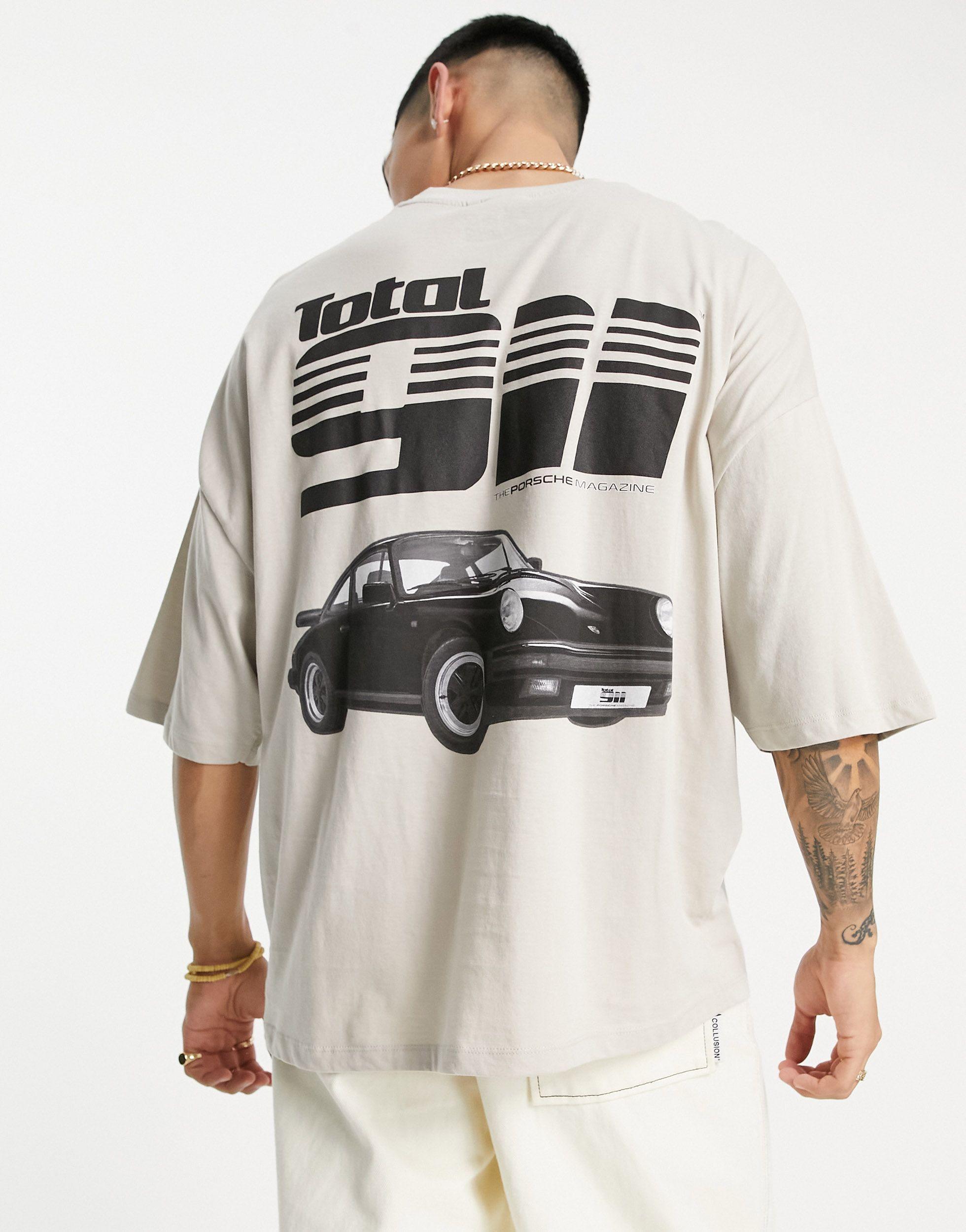 ASOS Oversized T-shirt With Porsche 911 Print for Men | Lyst